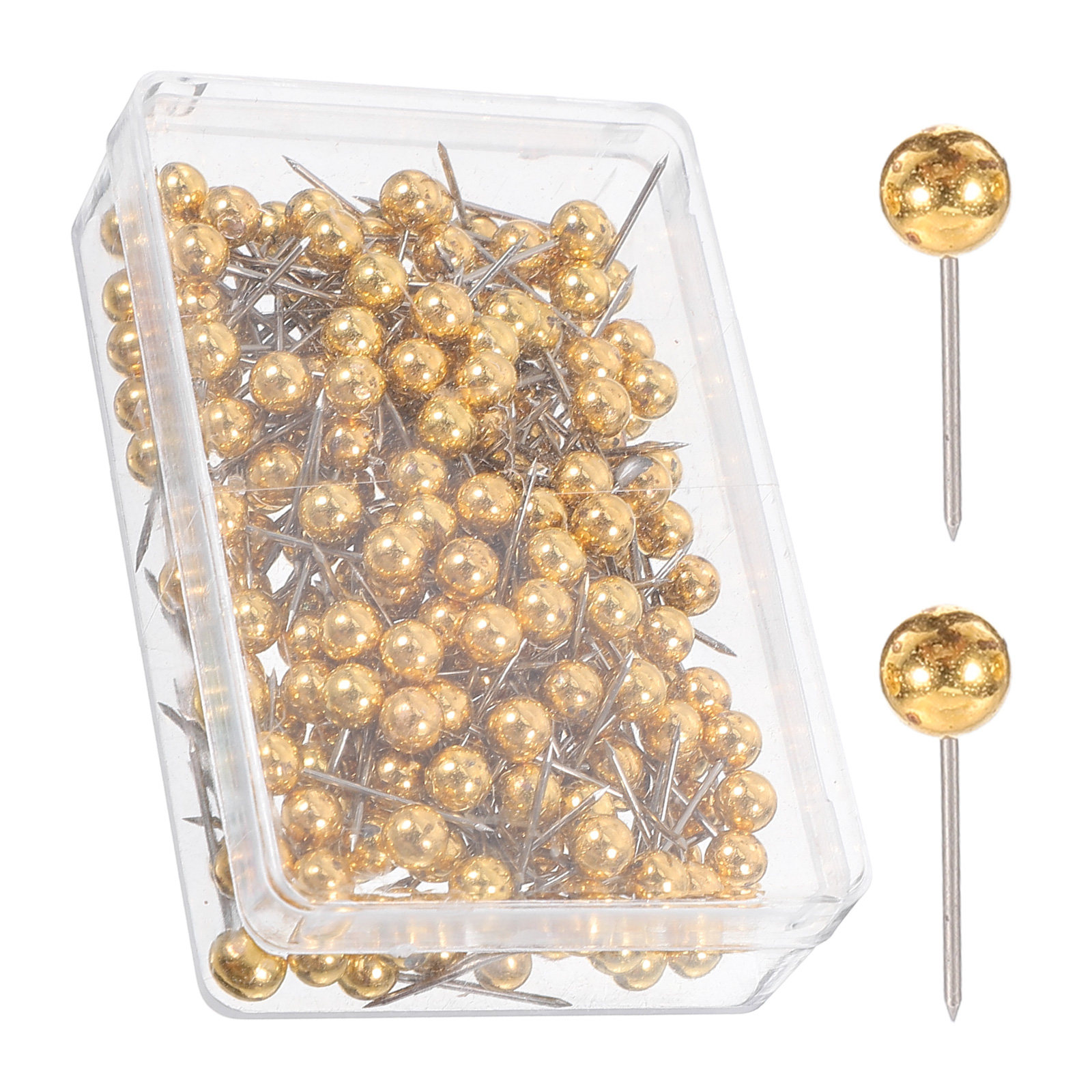 Home Office Head - 200 stuks gouden decoratieve push-pins metalen