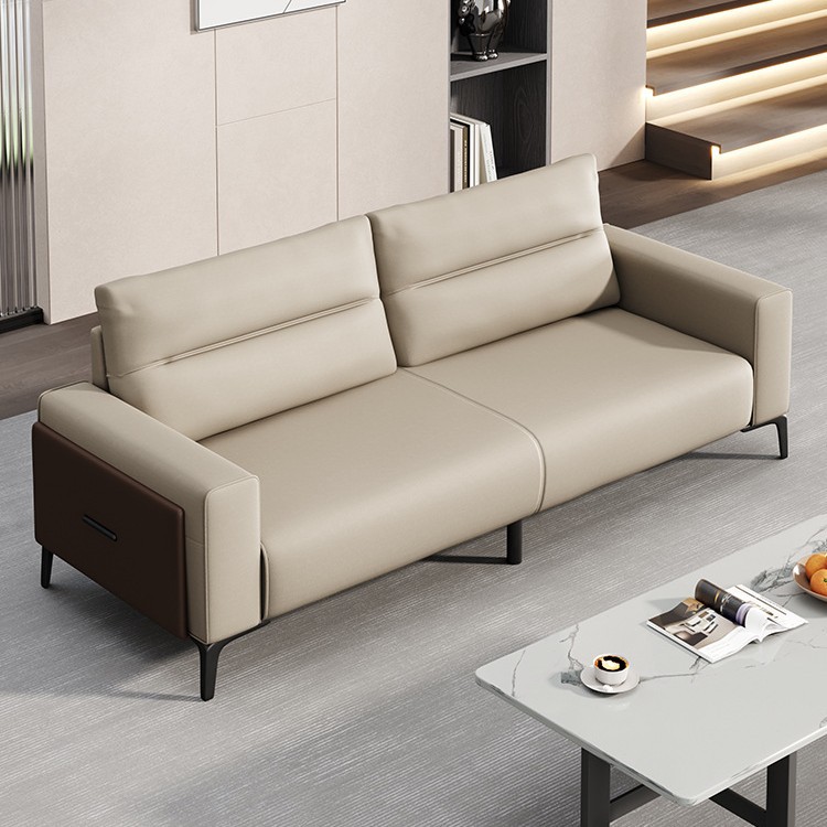 Home Office Guest Room - Kantoor receptie bank salontafel combinatie vergadering