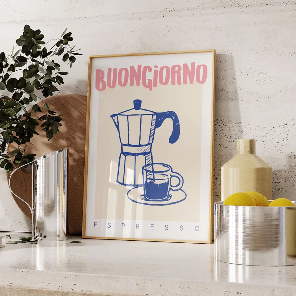 Home Office Ideas - Moderne koffie espresso kunst aan de