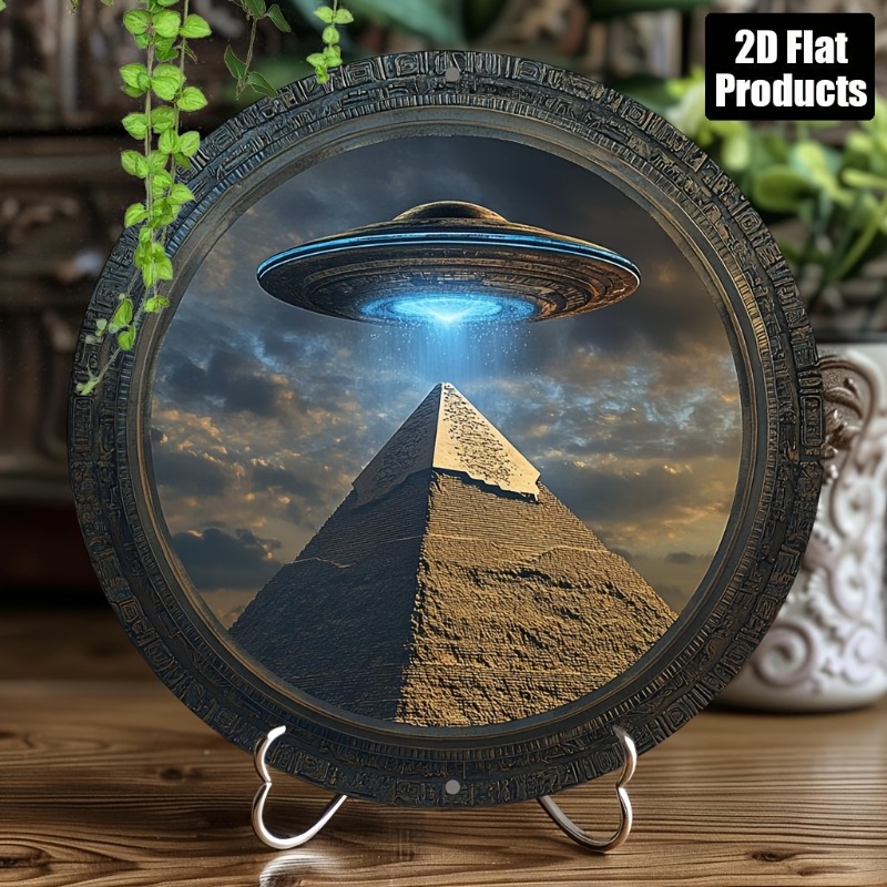 Home Office Ideas - Piramide UFO Thema Ronde Aluminium Metalen