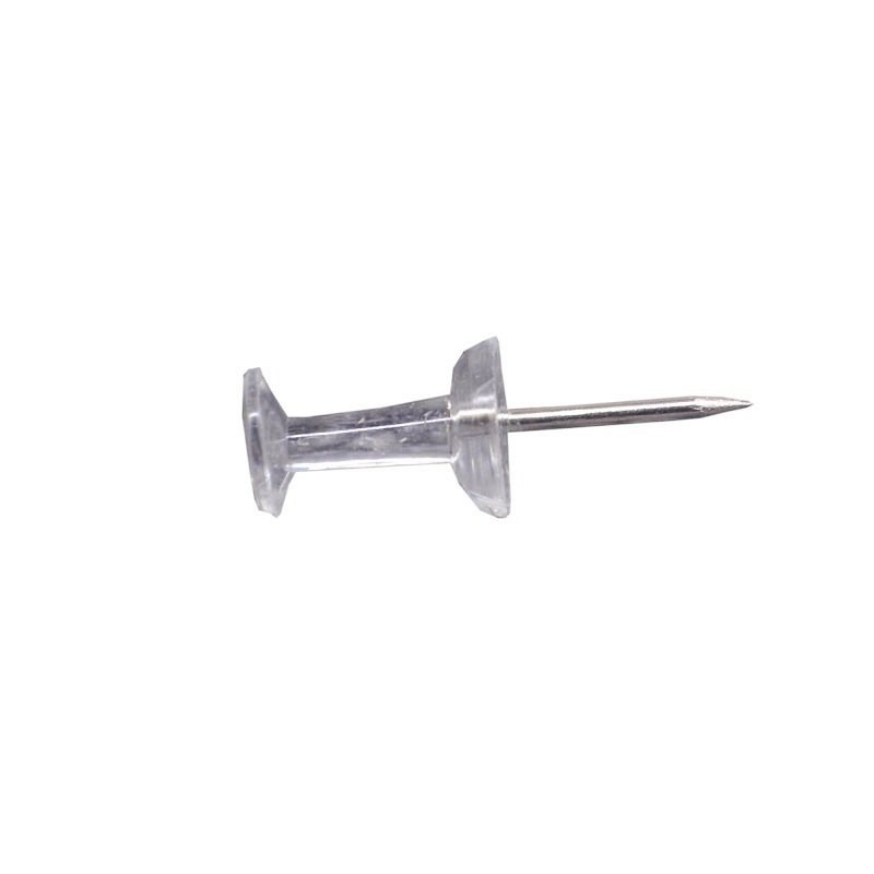 Home Office Head - 50/100 Stuks Push Pins Transparante Plastic