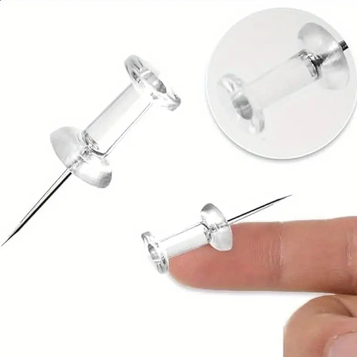 Home Office Head - 100/200/500/1000 Stuks Push Pins Plastic Kop