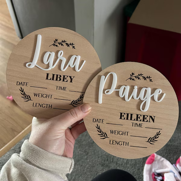 1Pc Aangepaste Baby Aankondigi - Home Office Ideas recensie en prijs