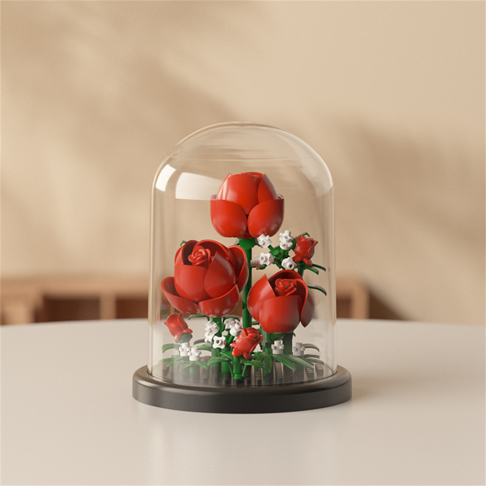 MOC Eeuwige Boeket Rose Bouwst - Home Office Pay recensie en prijs
