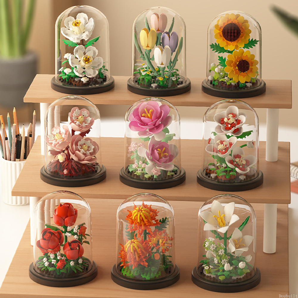 MOC Eeuwige Boeket Rose Bouwst - Home Office Pay recensie en prijs