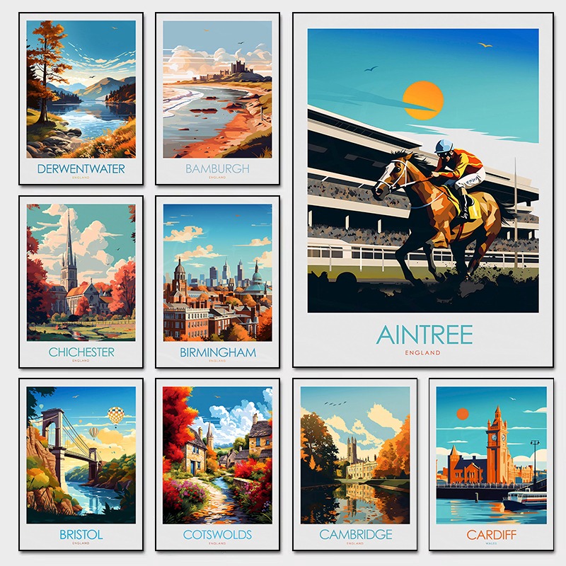 Britse stadsgezicht Wall Art C - Home Office Of London recensie en prijs