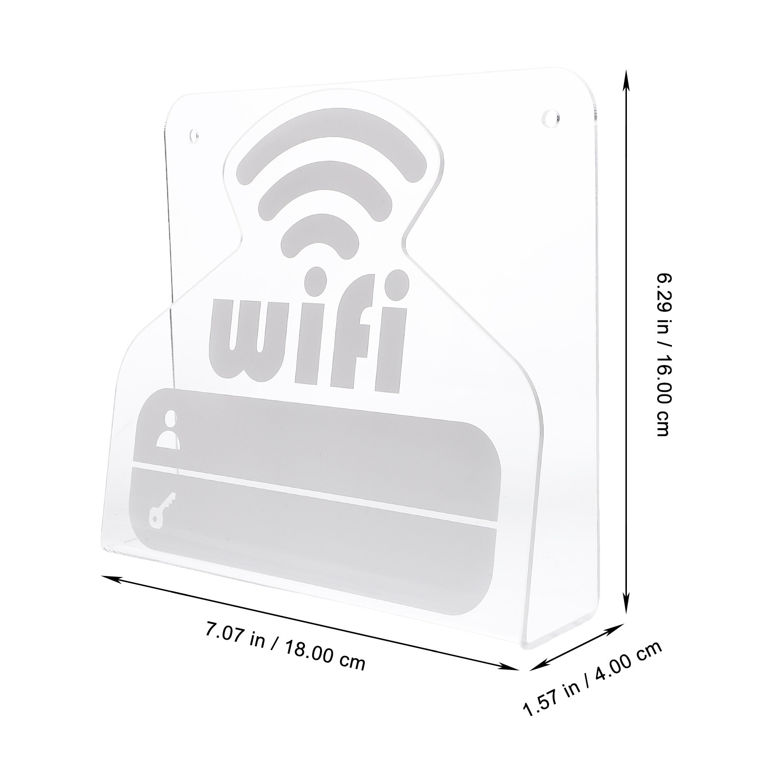 WiFi-wachtwoordbord Acryl Desk - Home Office Guest Room recensie en prijs