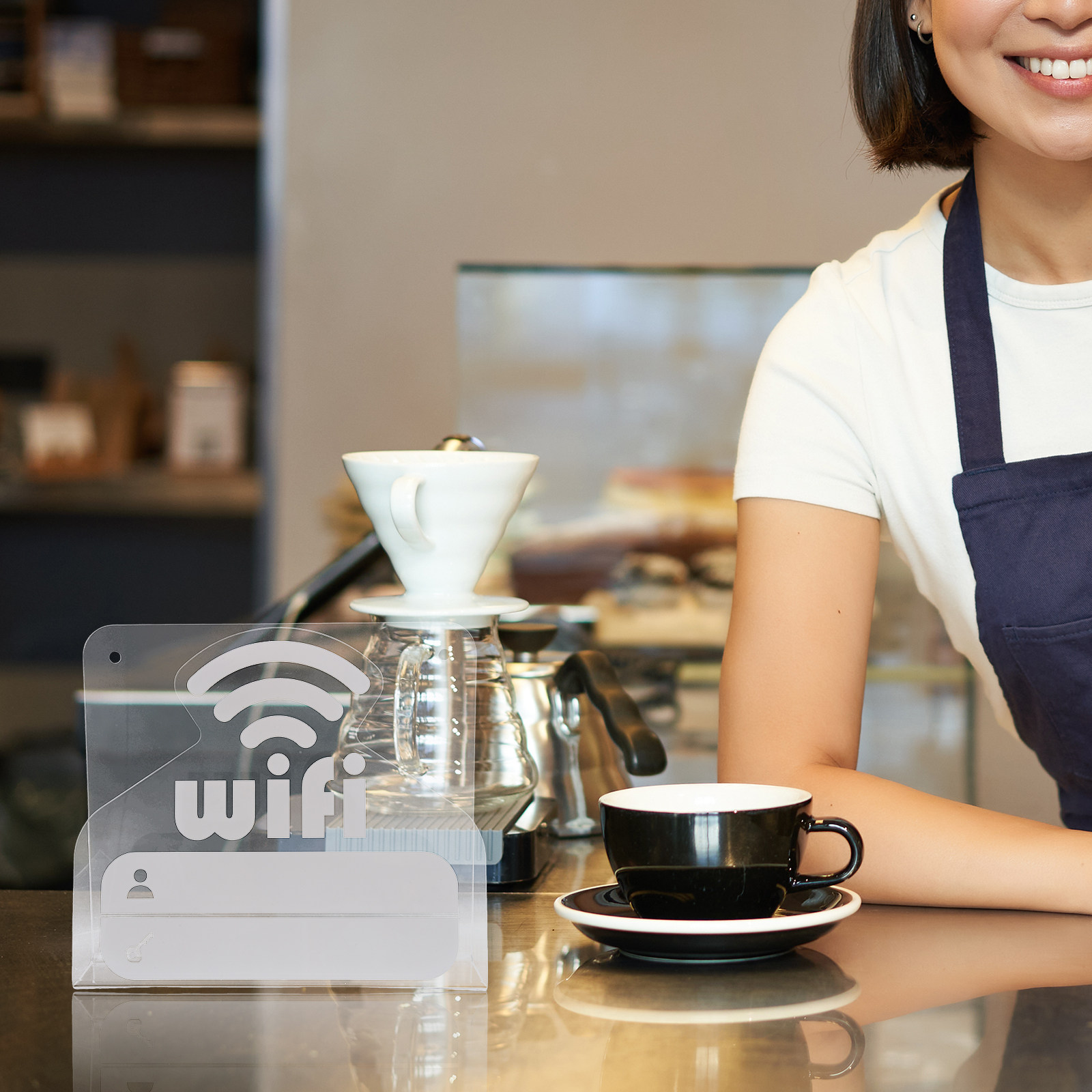 WiFi-wachtwoordbord Acryl Desk - Home Office Guest Room recensie en prijs