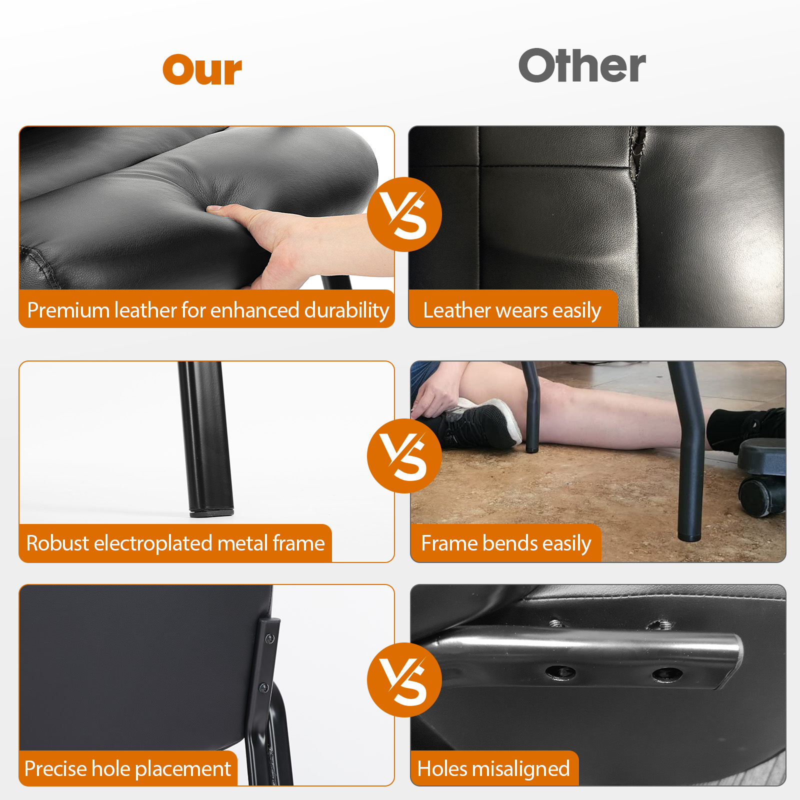 Jhk Lederen Kantoor Wachtkamer - Home Office Guest Room recensie en prijs