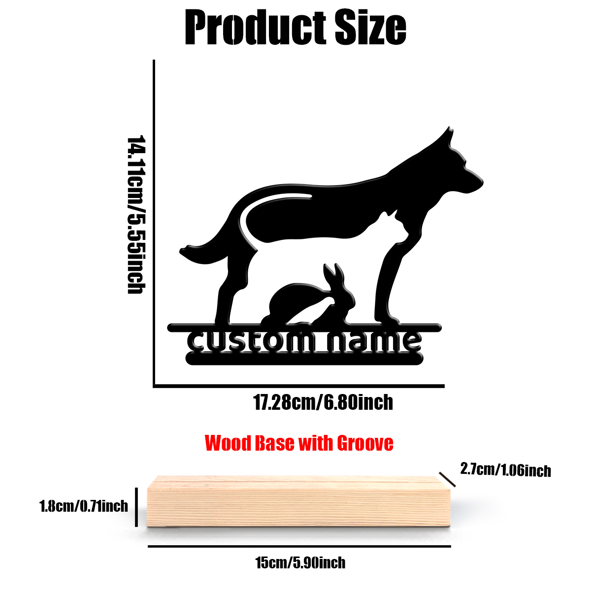 1Pc Csutom Hond Kat Konijn Hou - Home Office Gifts recensie en prijs
