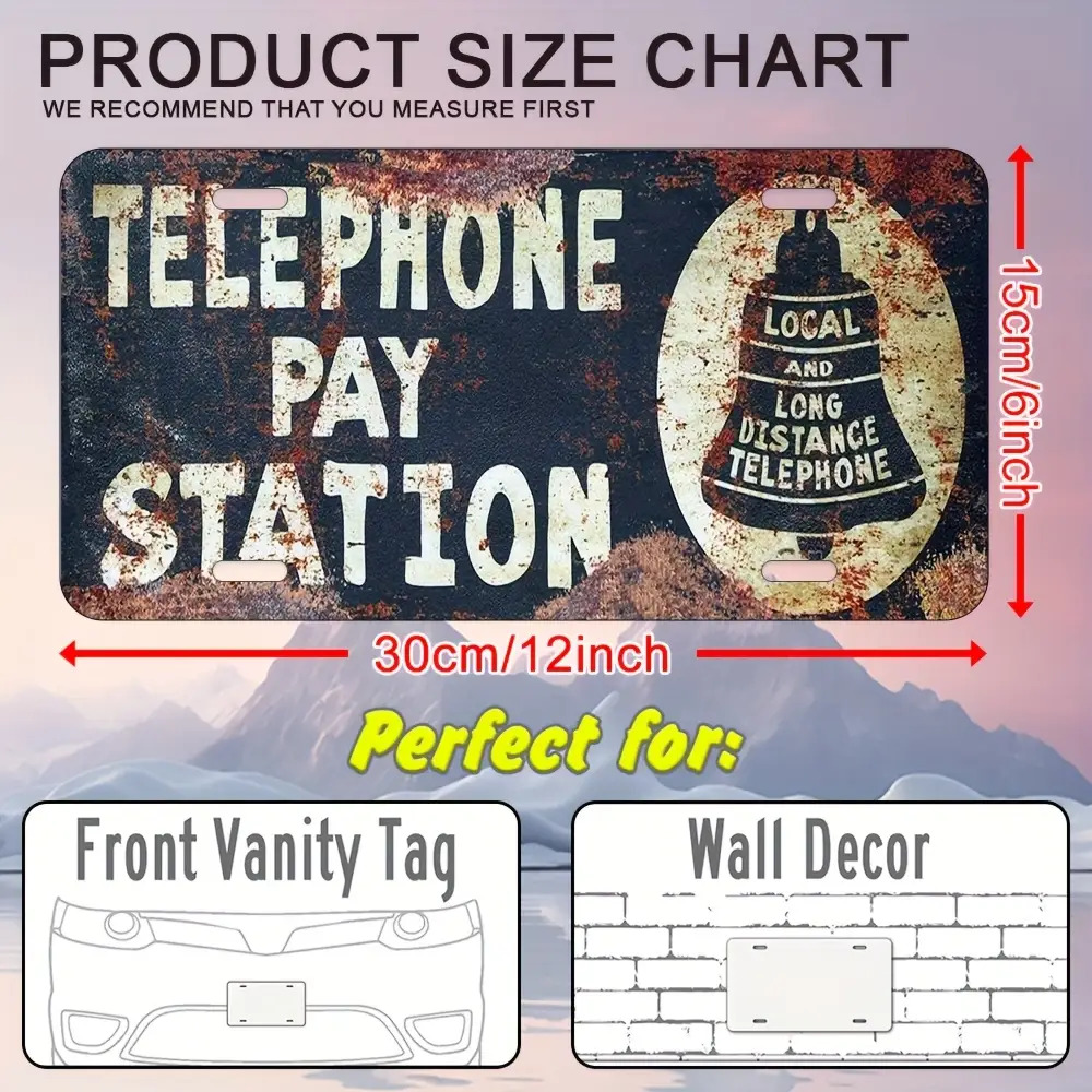 Tin Sign - Telefoonbetaalstati - Home Office Pay recensie en prijs