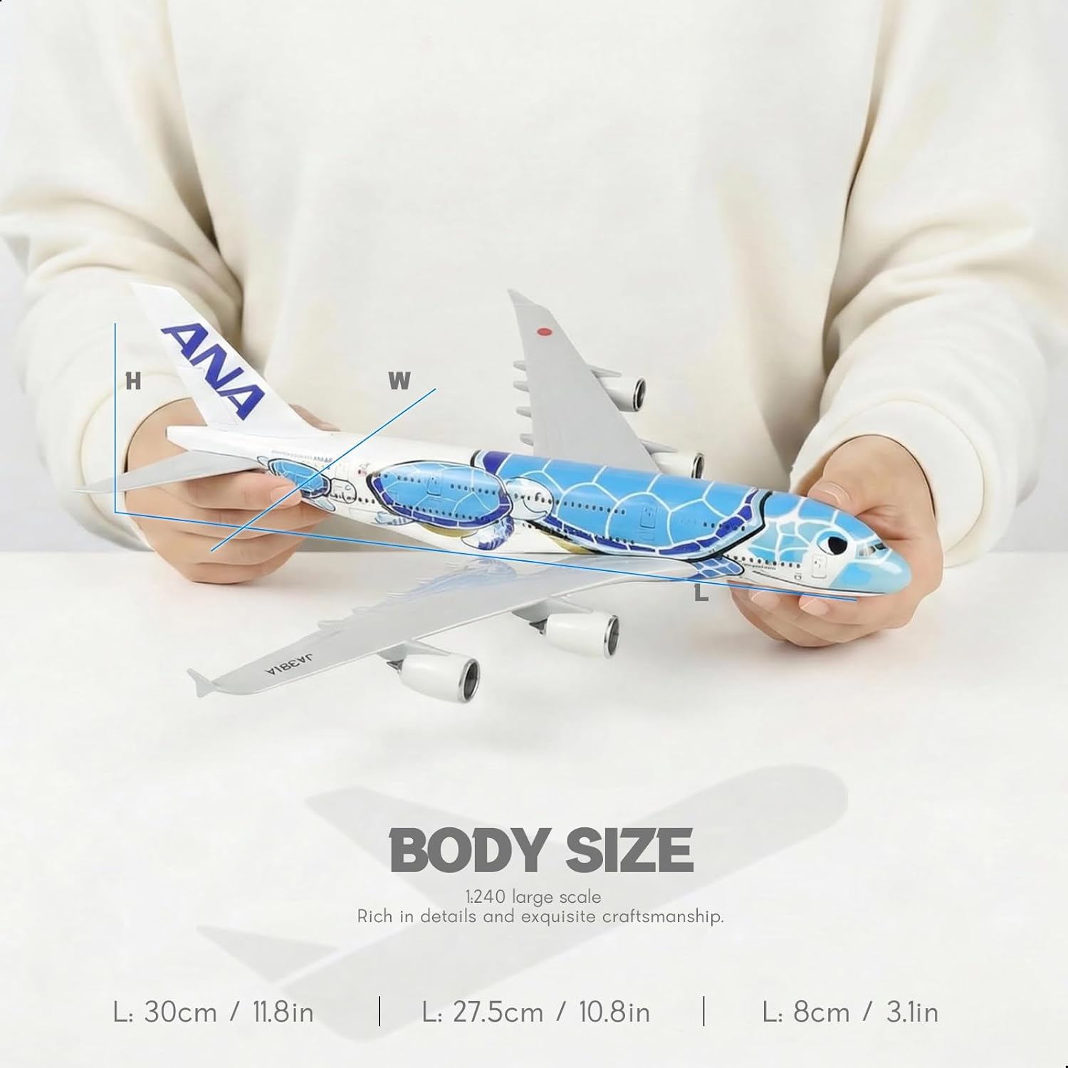 30cm ANA Turtle A380 Die-cast  - Home Office Pay recensie en prijs