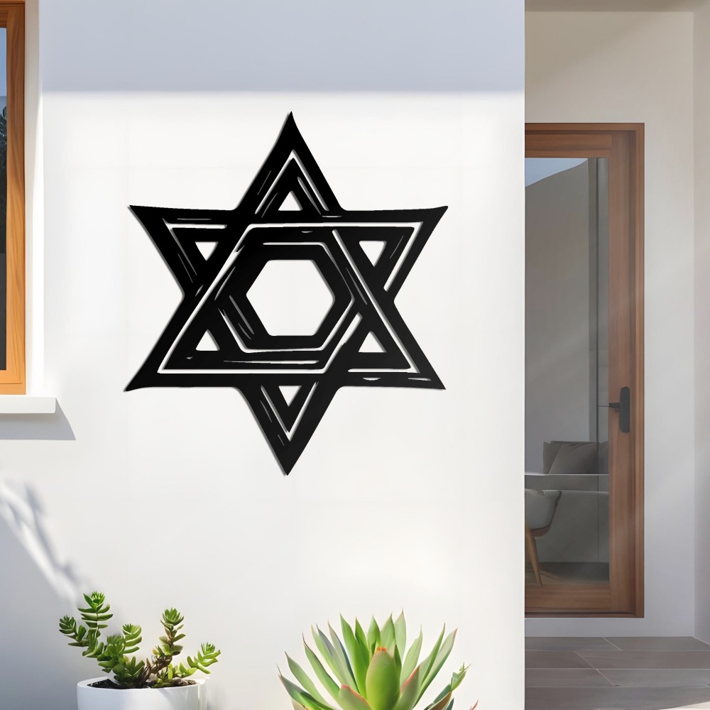 CIFBUY Davidster Metalen Wandd - Home Office Decor recensie en prijs