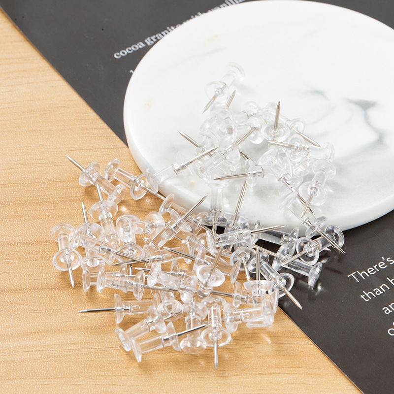 50/100 Stuks Push Pins Transpa - Home Office Head recensie en prijs