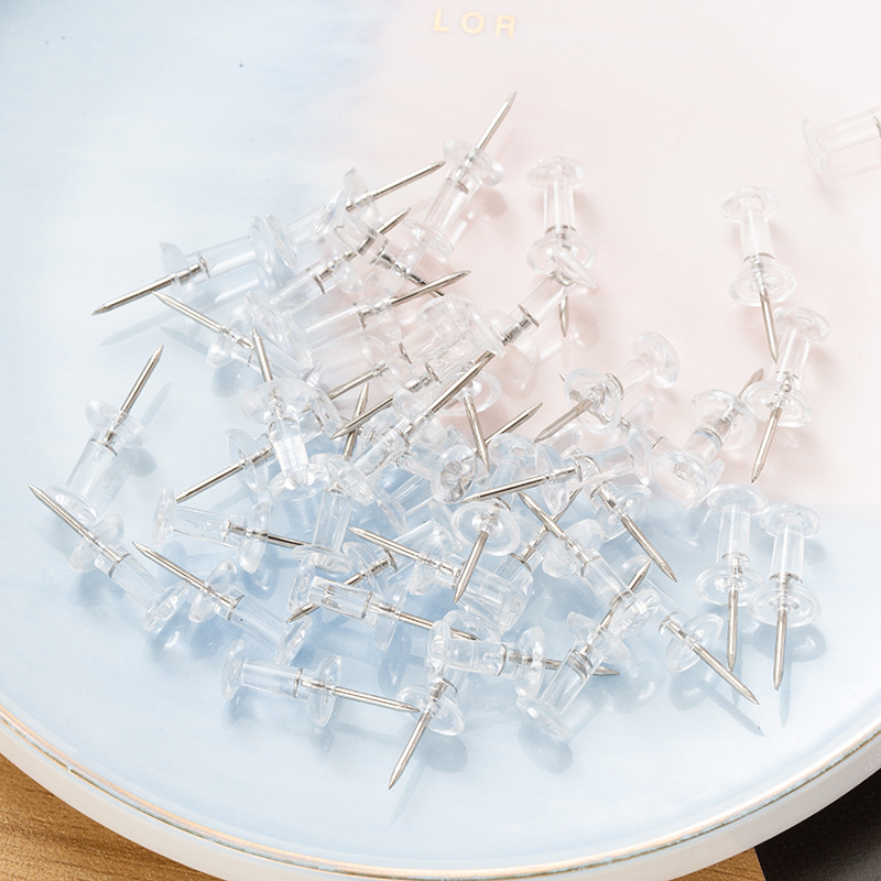 50/100 Stuks Push Pins Transpa - Home Office Head recensie en prijs