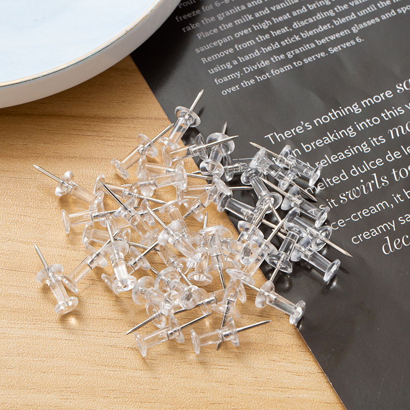 50/100 Stuks Push Pins Transpa - Home Office Head recensie en prijs