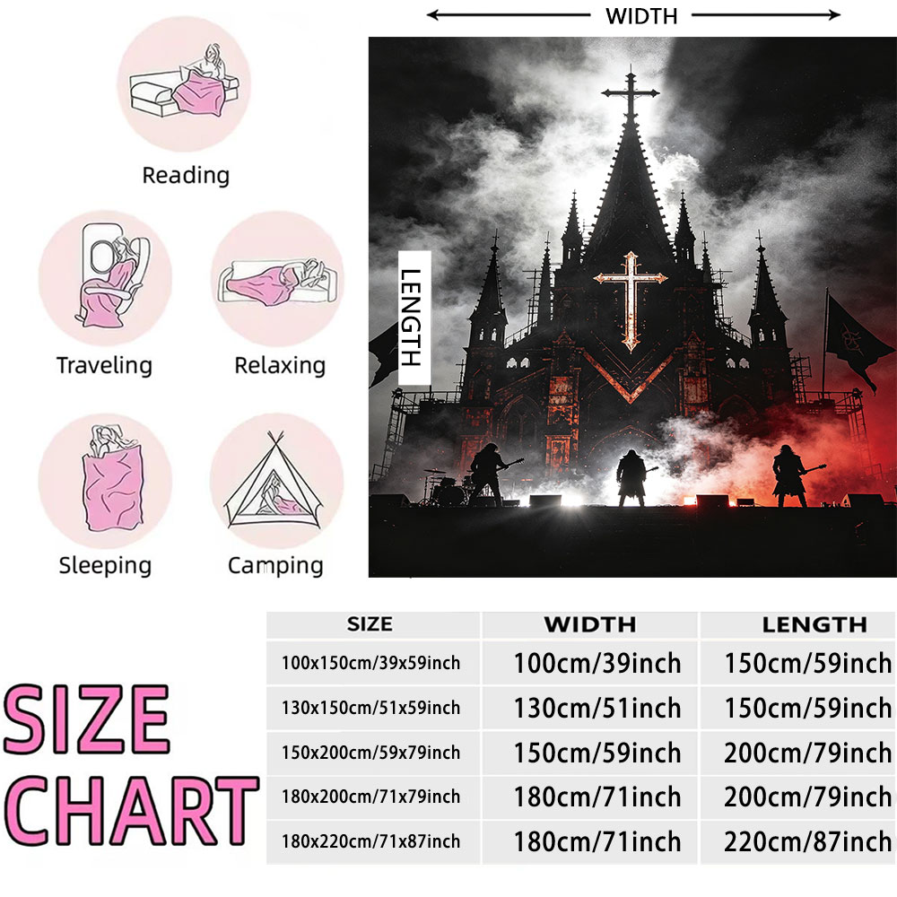 1Pc Gothic Church Rock Live Ge - Home Office Tim recensie en prijs