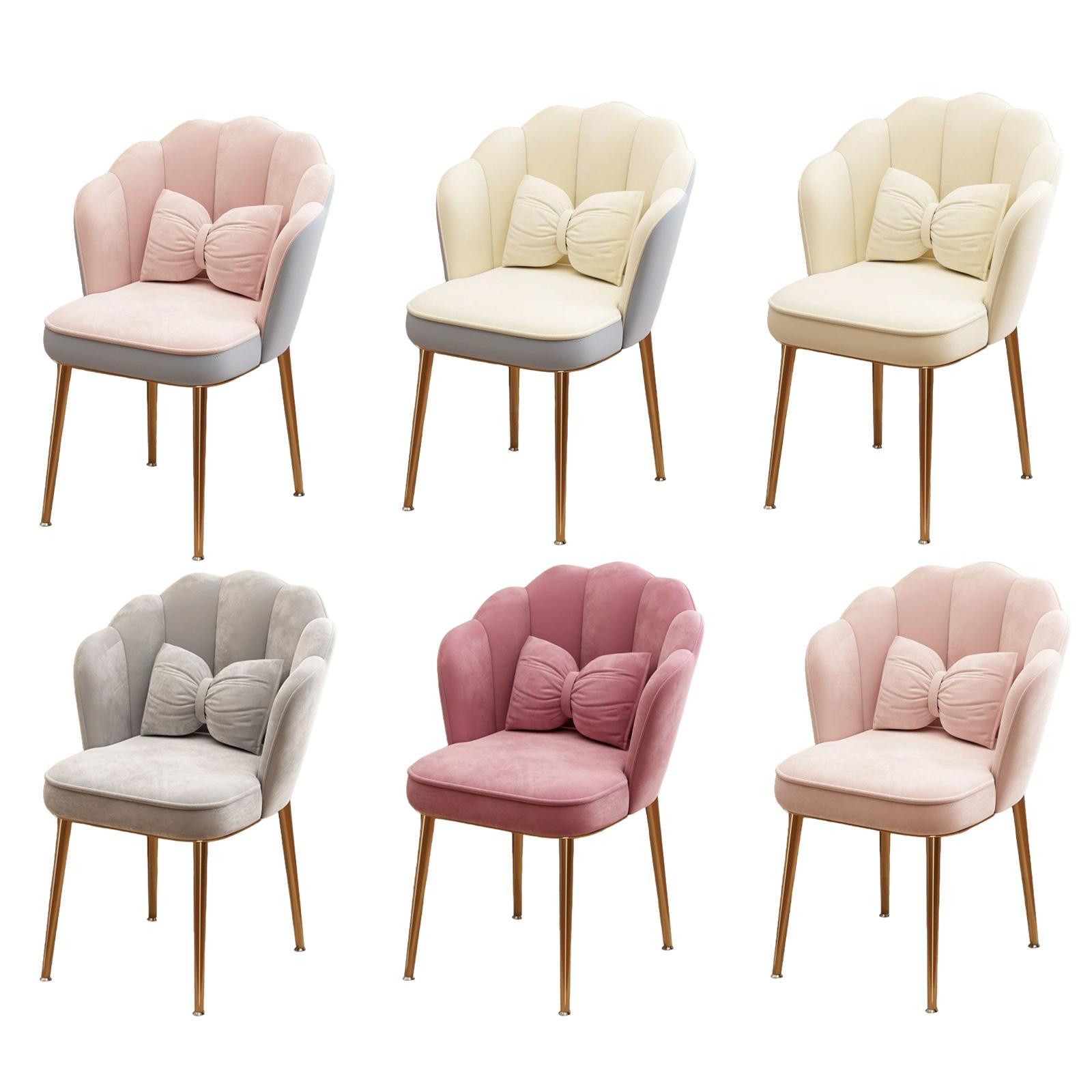 Moderne make-upstoel met gebog - Home Office Guest Room recensie en prijs