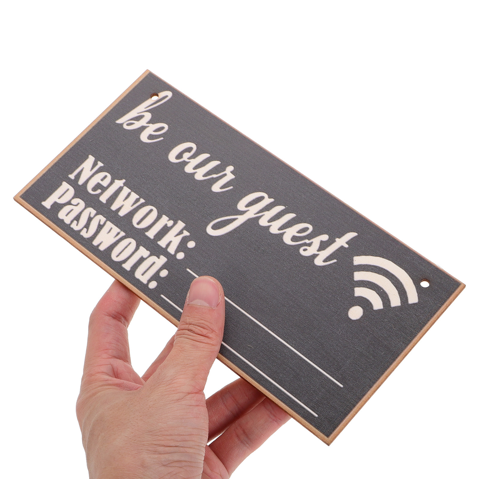 2 stuks houten WiFi-wachtwoord - Home Office Guest Room recensie en prijs