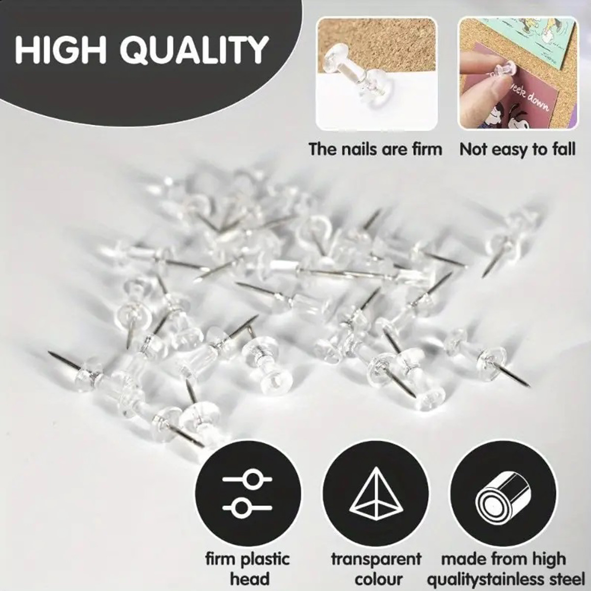 100/200/500/1000 Stuks Push Pi - Home Office Head recensie en prijs