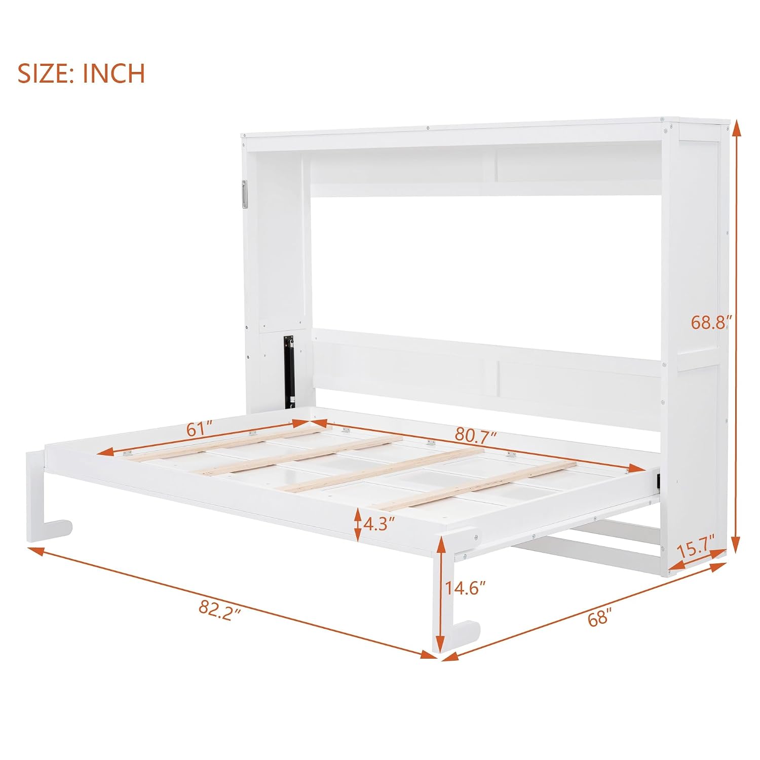 Volledig Uitklapbaar Wandbed,  - Home Office Guest Room recensie en prijs