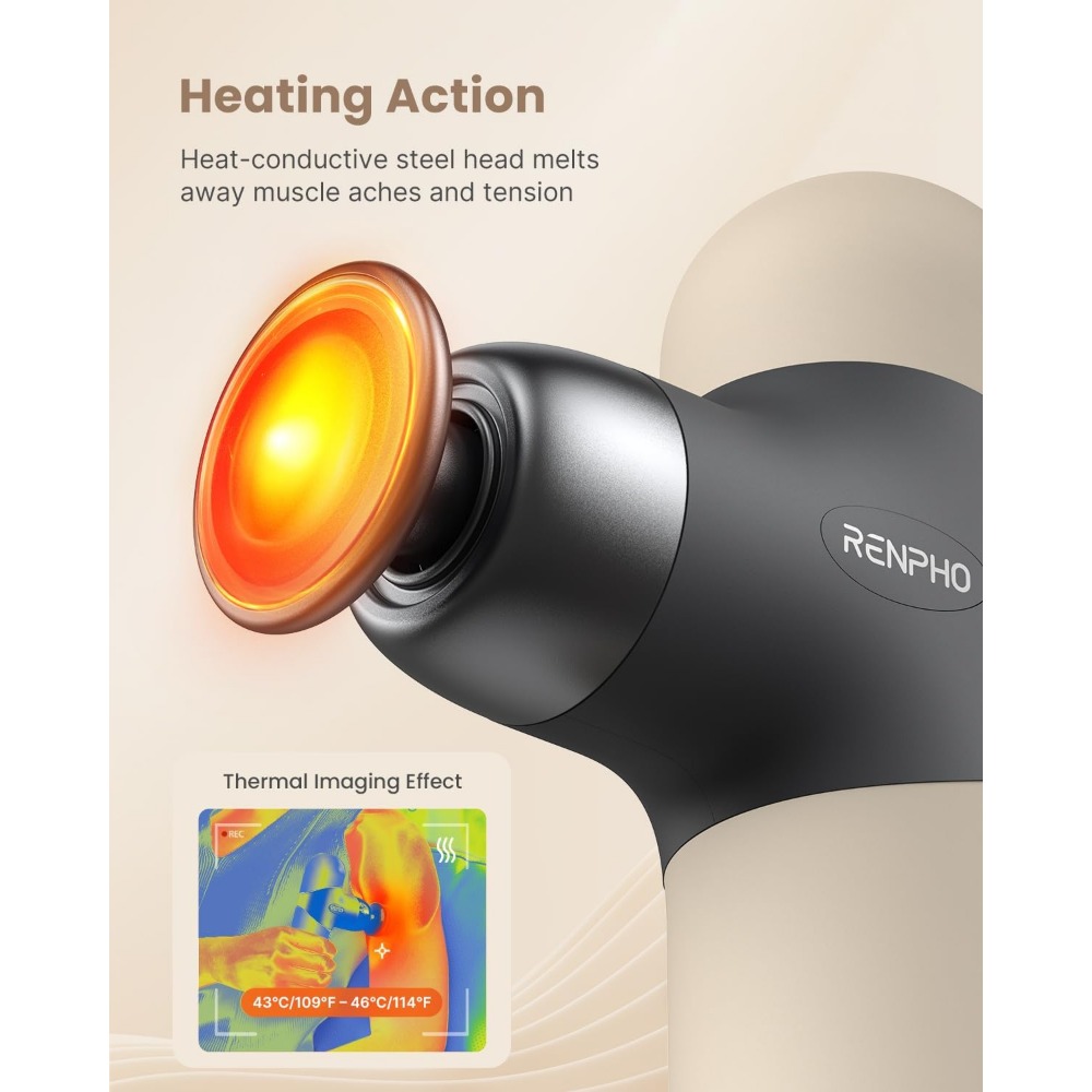 Warmtemassagepistool: 4 snelhe - Home Office Head recensie en prijs