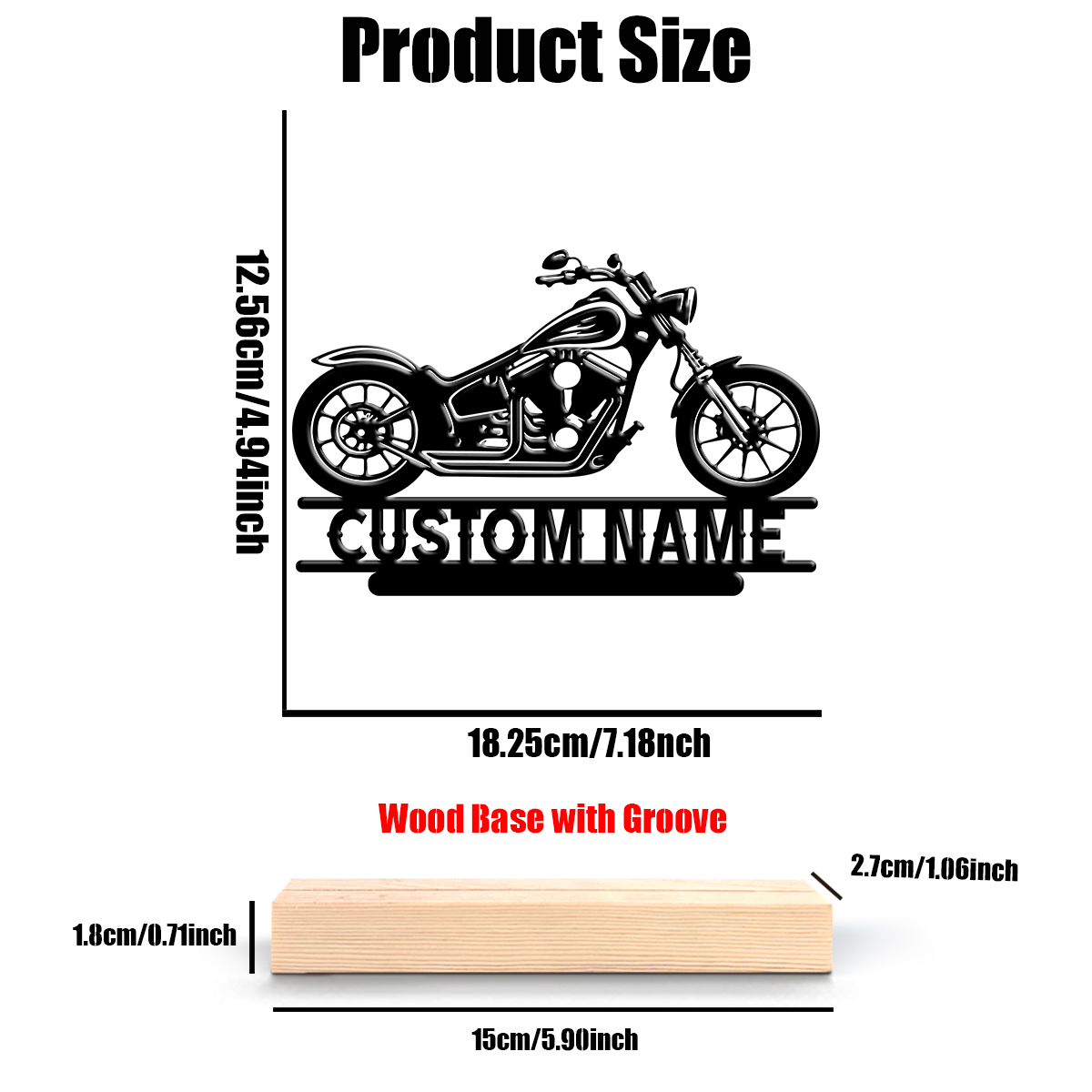 1Pc Csutom Naam Road Motorbike - Home Office Gifts recensie en prijs