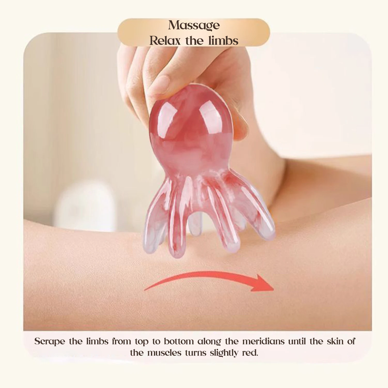 Octopusvormige hoofdmassagekam - Home Office Head recensie en prijs